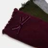 3 Pack Folly Velvet Bow Rib Crew Socks Cherry 3 Pack Folly Velvet Bow Rib Crew Socks Cherry