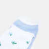 3 Spring Pack Flower Socks White Multi