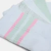 5 Pack Striped Socks White Multi 5 Pack Striped Socks White Multi