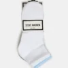 6 Pack Peyton Ribbed Quarter Socks White Multi 6 Pack Peyton Ribbed Quarter Socks White Multi