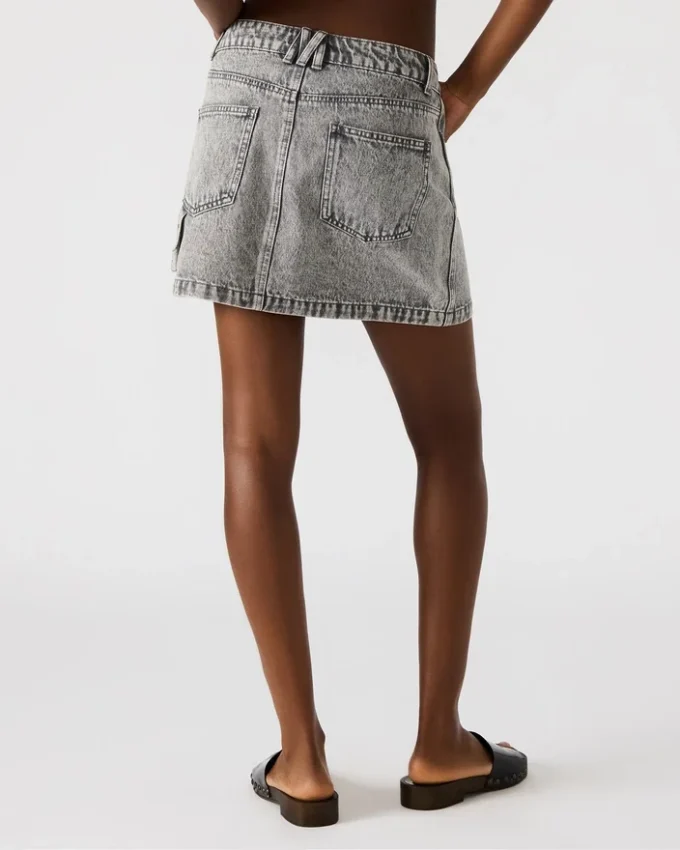 Abaco Denim Skirt Light Grey Abaco Denim Skirt Light Grey