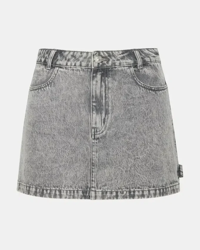 Abaco Denim Skirt Light Grey Abaco Denim Skirt Light Grey