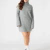 Abbie Sweater Dress Grey Abbie Sweater Dress Grey