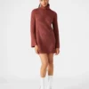 Abbie Sweater Dress Rust Abbie Sweater Dress Rust