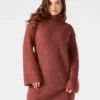 Abbie Sweater Dress Rust Abbie Sweater Dress Rust