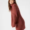 Abbie Sweater Dress Rust Abbie Sweater Dress Rust