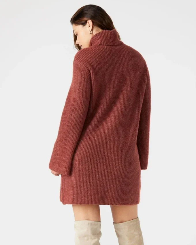 Abbie Sweater Dress Rust Abbie Sweater Dress Rust