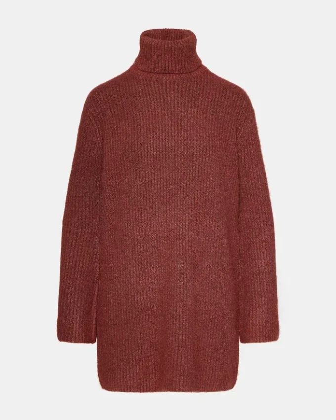 Abbie Sweater Dress Rust Abbie Sweater Dress Rust