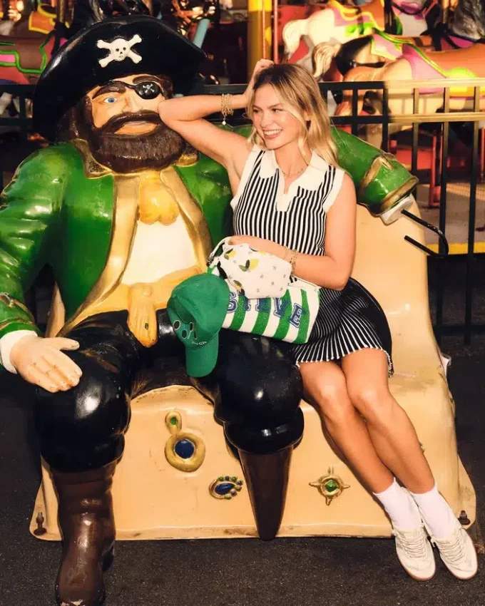 Amery Skirt Black/White Amery Skirt Black/White