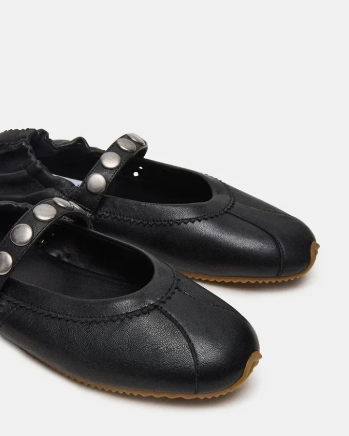 Anaya Black Leather Studs Anaya Black Leather Studs