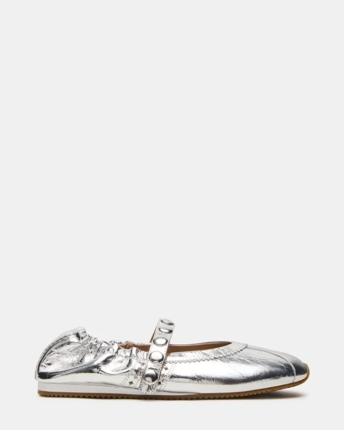 Anaya Silver Leather Studs Anaya Silver Leather Studs