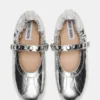 Anaya Silver Leather Studs Anaya Silver Leather Studs