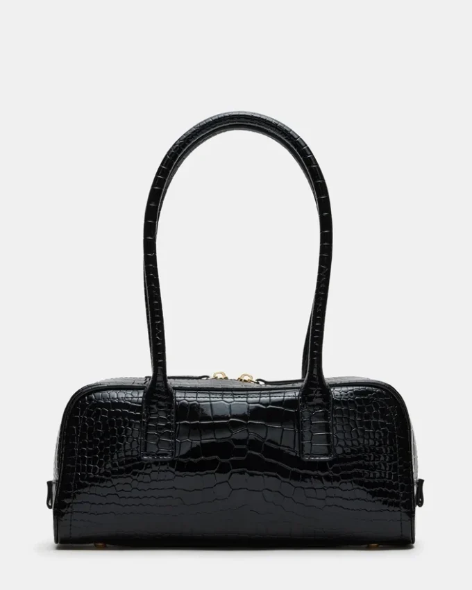 Anise Bag Black Crocodile