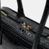 Anise Bag Black Crocodile