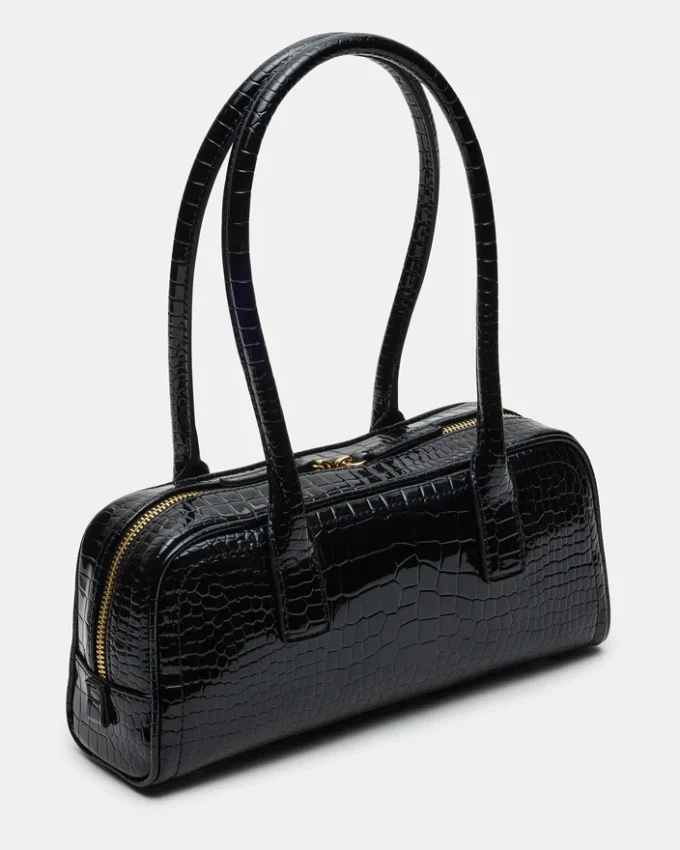Anise Bag Black Crocodile