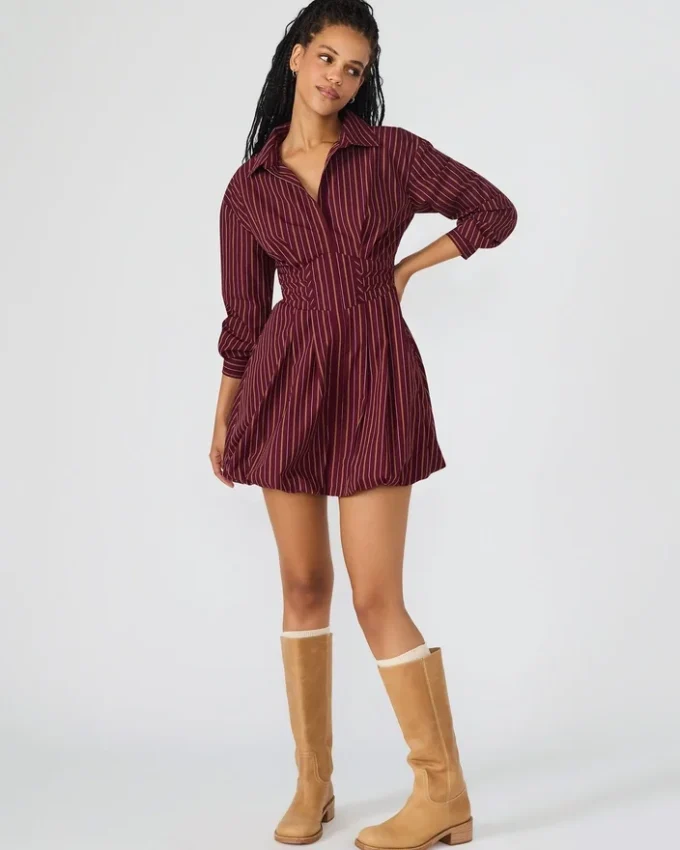 Arielle Dress Wine Arielle Dress Wine