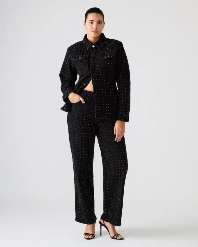 Avaline Crystal Jean Black Avaline Crystal Jean Black