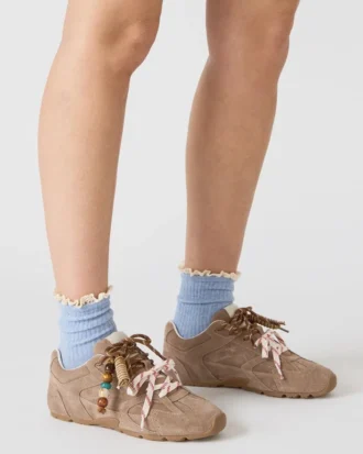 Aziel Charm Taupe Suede