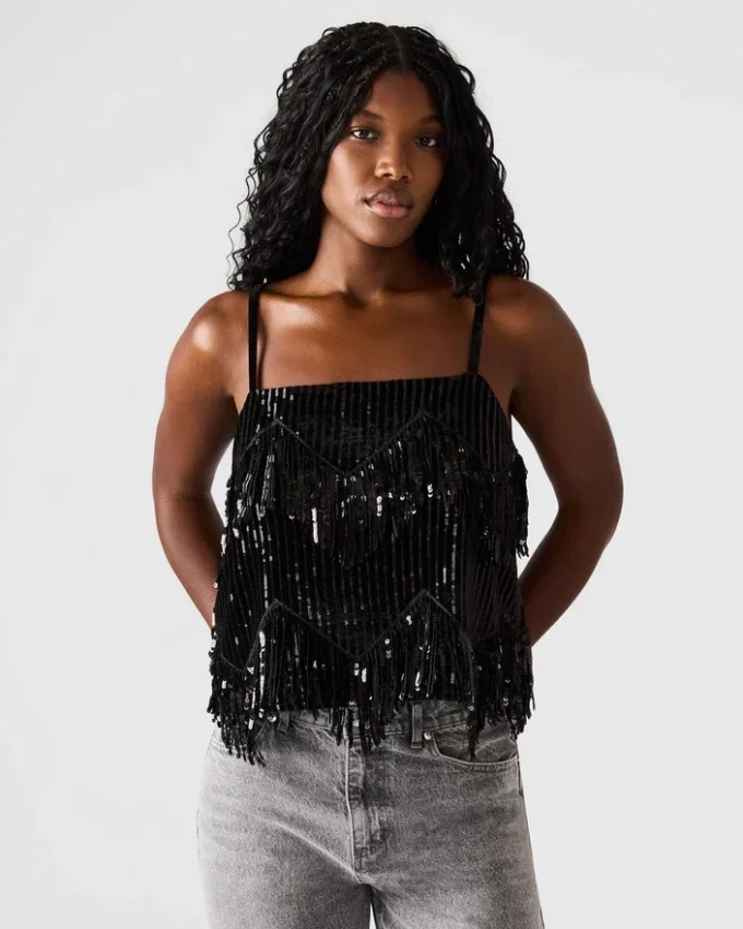 Blakelyn Sequin Top Black Blakelyn Sequin Top Black