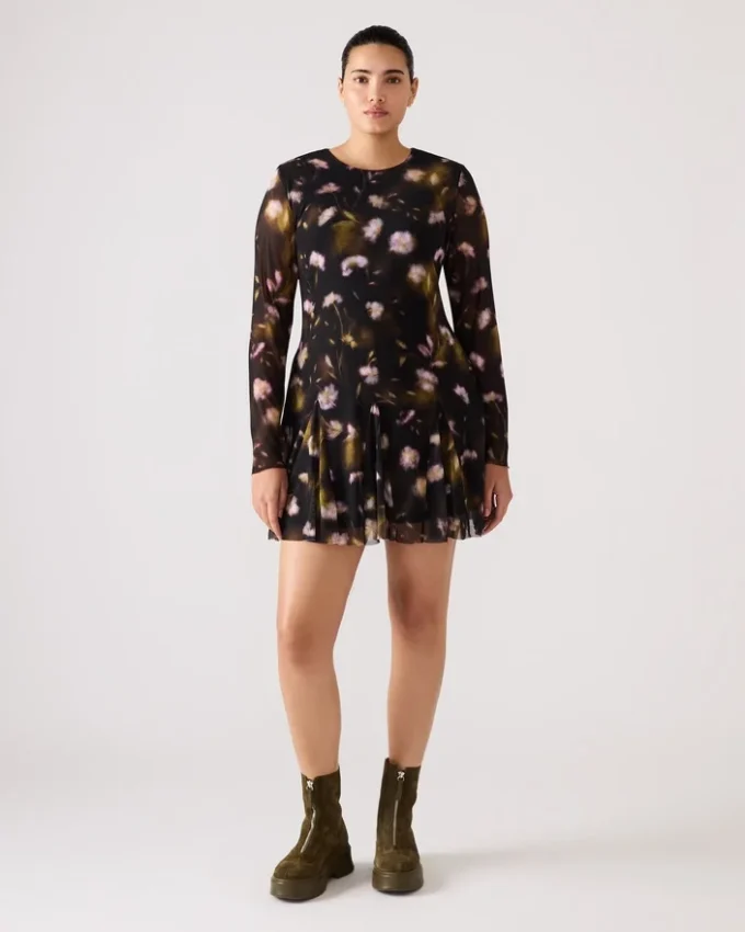 Bliss Dress Black Ditsy Floral Bliss Dress Black Ditsy Floral