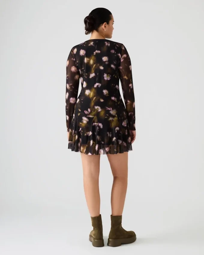 Bliss Dress Black Ditsy Floral Bliss Dress Black Ditsy Floral
