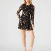 Bliss Dress Black Ditsy Floral Bliss Dress Black Ditsy Floral