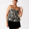 Bodi Top Black Multi Bodi Top Black Multi