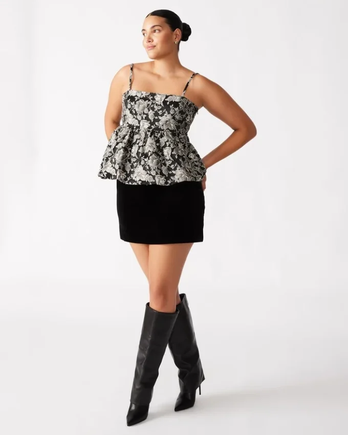 Bodi Top Black Multi Bodi Top Black Multi