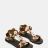 Brazinn Brown Cow Print
