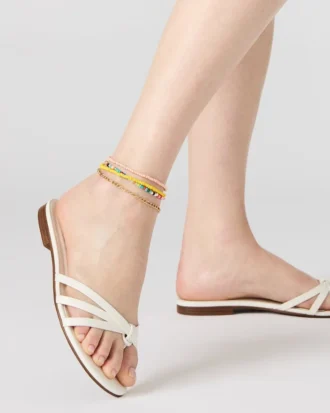 Calissi White Leather