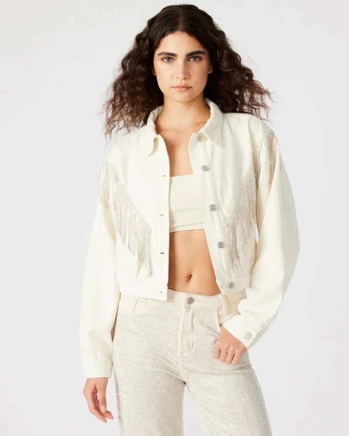 Canyon Denim Jacket Cream Canyon Denim Jacket Cream