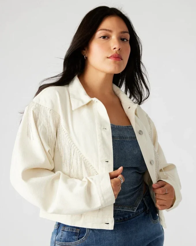 Canyon Denim Jacket Cream Canyon Denim Jacket Cream