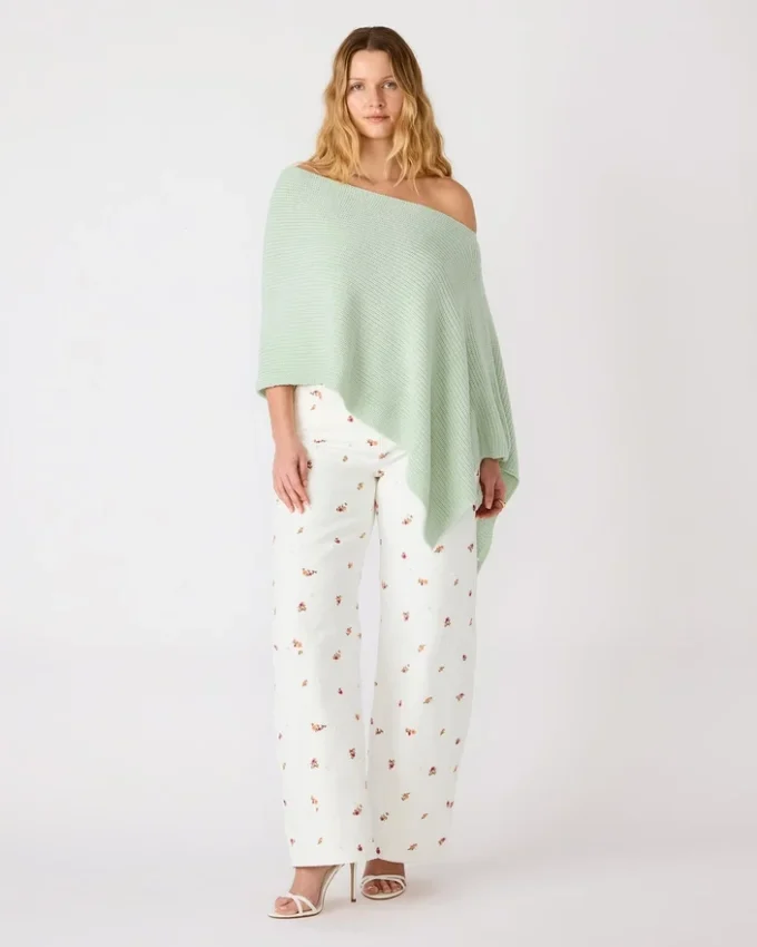 Channing Poncho Bay Green