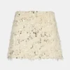 Cindi Feather Skirt Ivory Cindi Feather Skirt Ivory