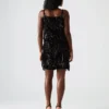 Cindi Sequin Skirt Black Cindi Sequin Skirt Black