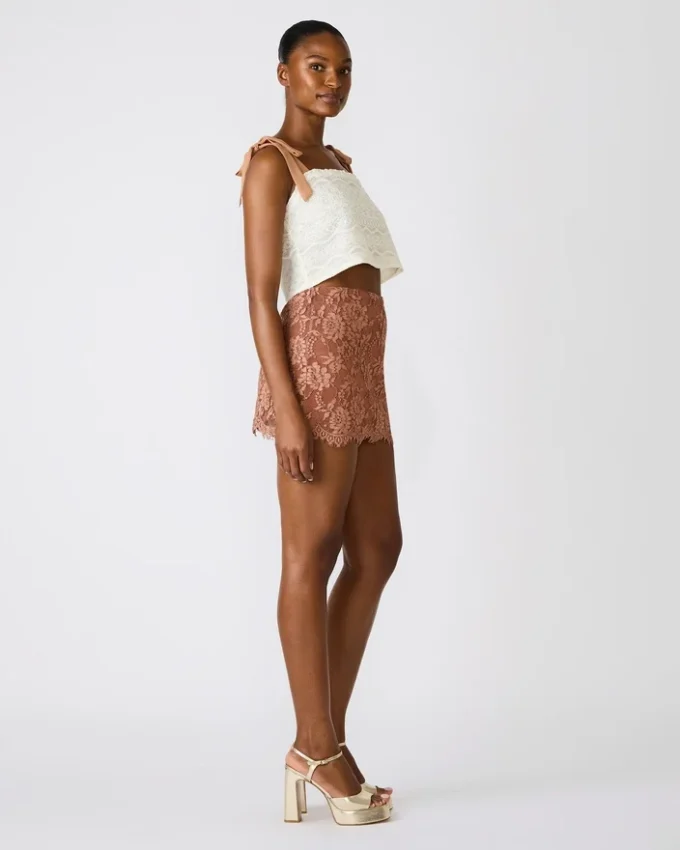 Cindi Skirt Mocha Heather