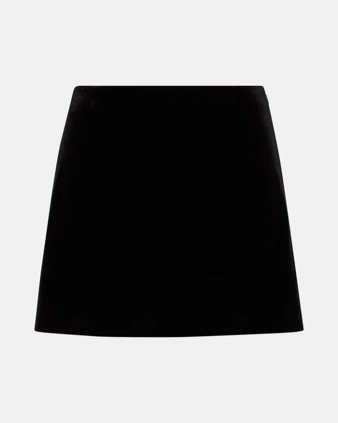 Cindi Velvet Skort Black Cindi Velvet Skort Black