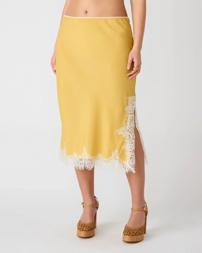Cinthia Skirt Golden Lime Cinthia Skirt Golden Lime