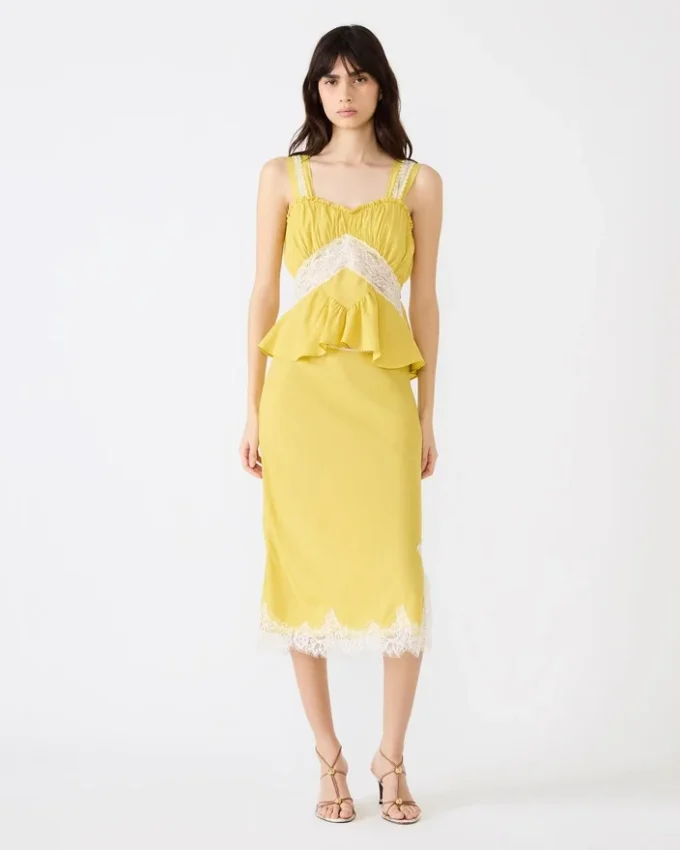 Cinthia Skirt Golden Lime Cinthia Skirt Golden Lime