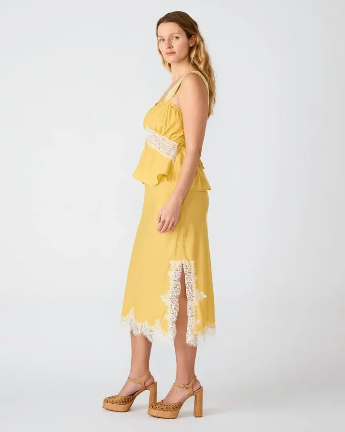 Cinthia Skirt Golden Lime Cinthia Skirt Golden Lime