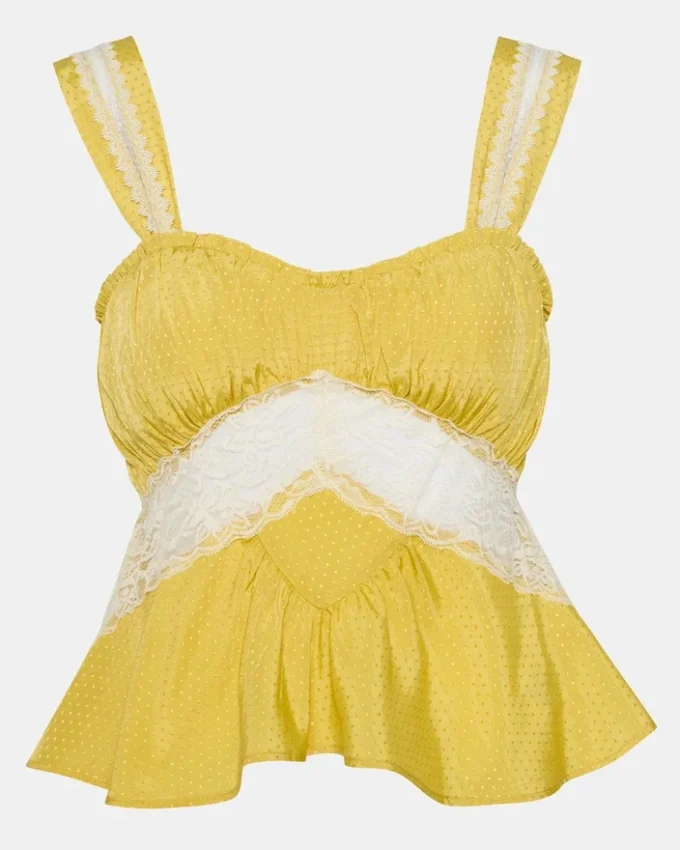 Cinthia Top Golden Lime Cinthia Top Golden Lime