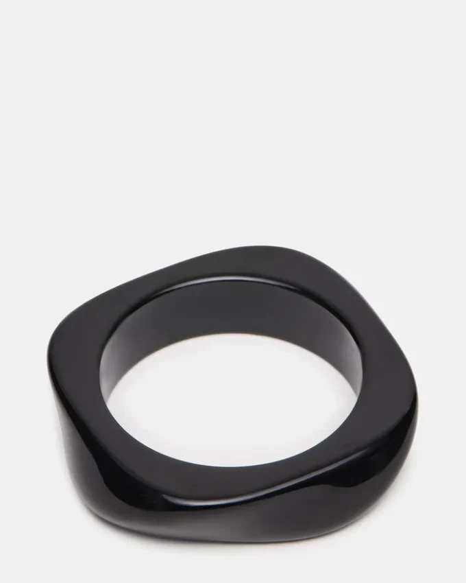 Curved Retro Bracelet Black