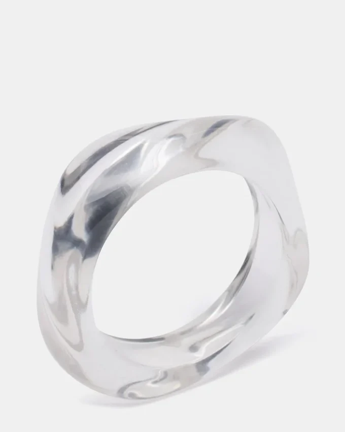 Curved Retro Bracelet Clear
