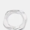 Curved Retro Bracelet Clear