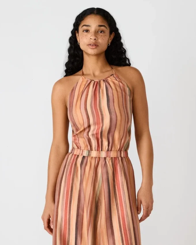 Dalina Dress Stripe Multi