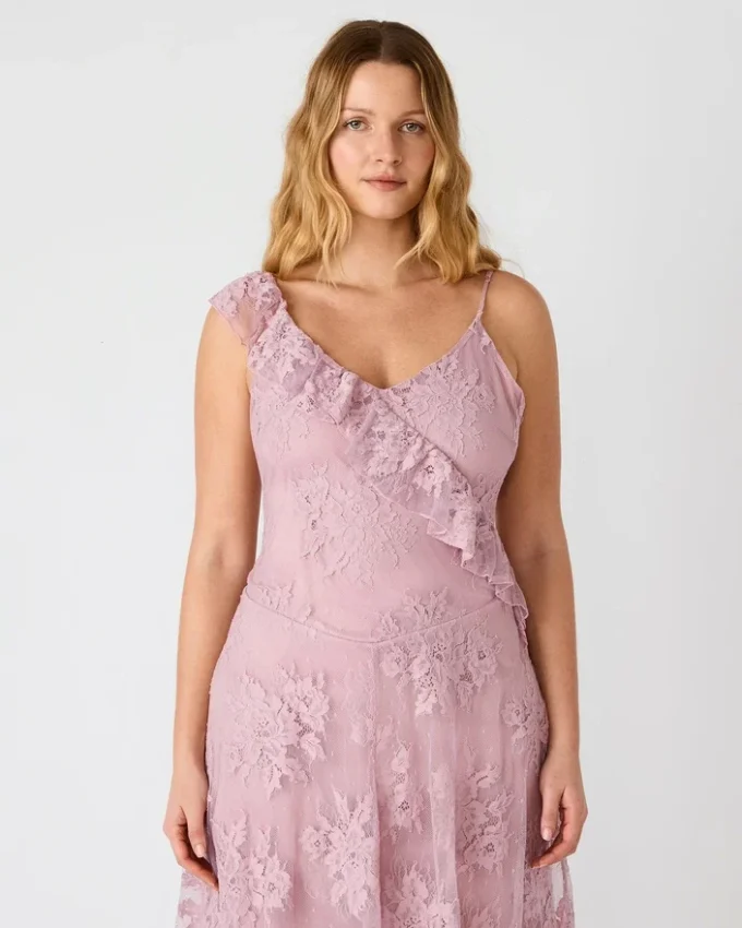 Dariella Dress Mauve Shadows