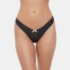 Darling Dot Bikini Bottom Black Multi Darling Dot Bikini Bottom Black Multi