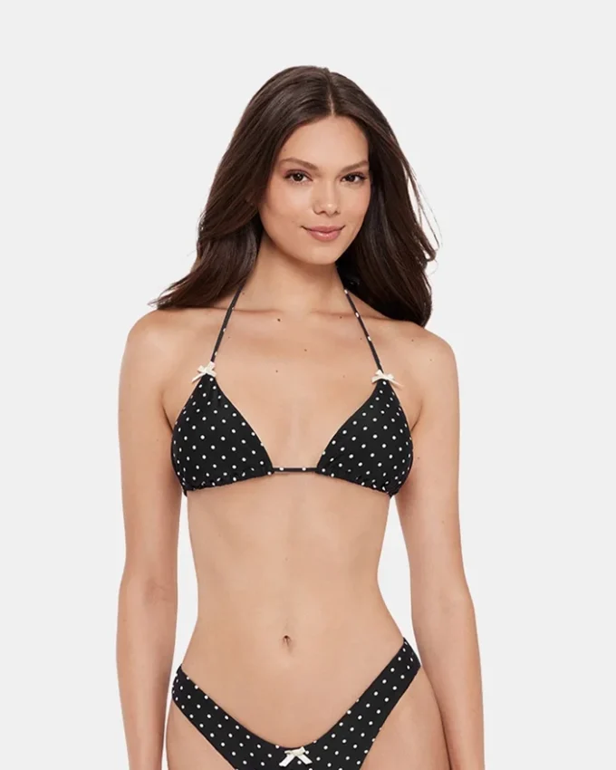 Darling Dot Bikini Top Black Multi Darling Dot Bikini Top Black Multi