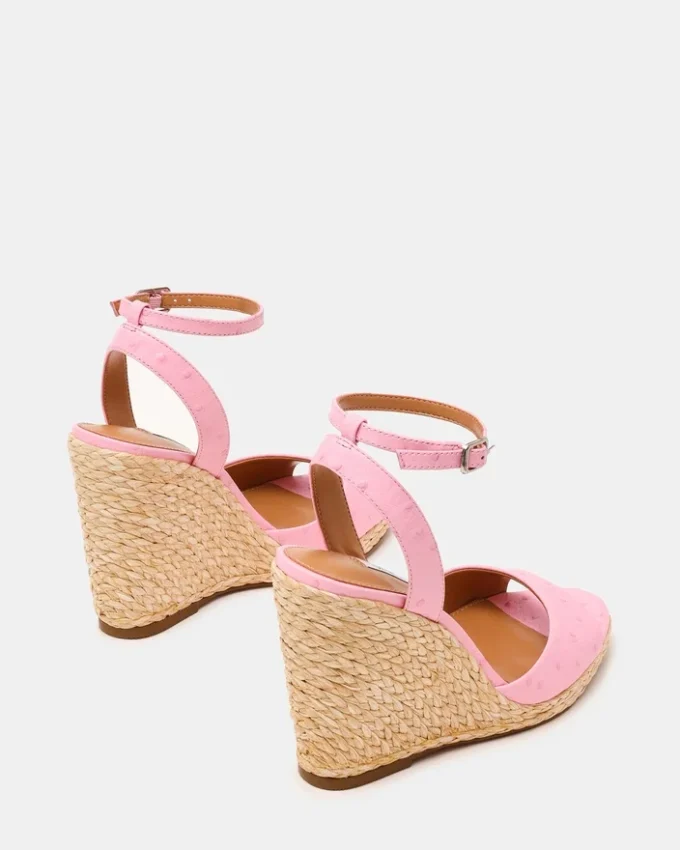 Devin Ostrich Pink Leather Devin Ostrich Pink Leather