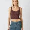 Dixie Knit Top Walnut Dixie Knit Top Walnut